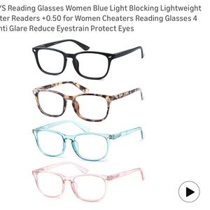 NWT HAPJOYS reading / blue ray glasses